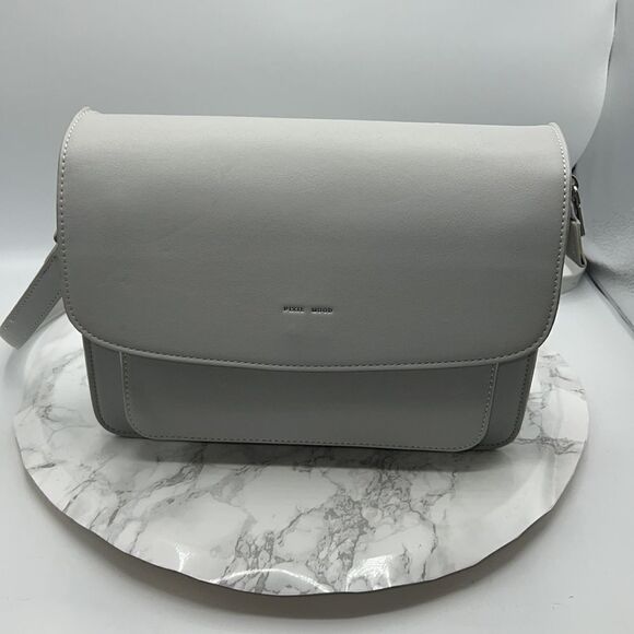 PIXIE MOOD Stone Grey Zoe Crossbody Shoulder Bag - Picture 2 of 6